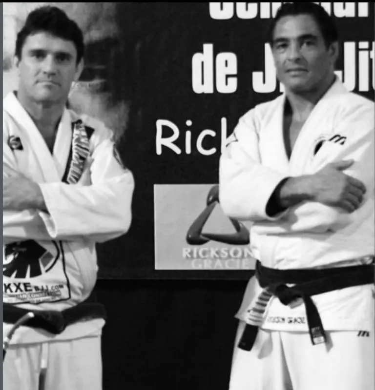 Ique Miller and Rickson Gracie